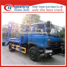 Dongfeng 8cbm capacidad swing lift camión de basura